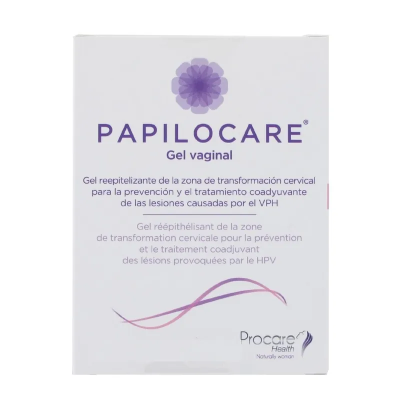 PAPILOCARE GEL VAGINAL 5ML X 7CANULE Plată sigură