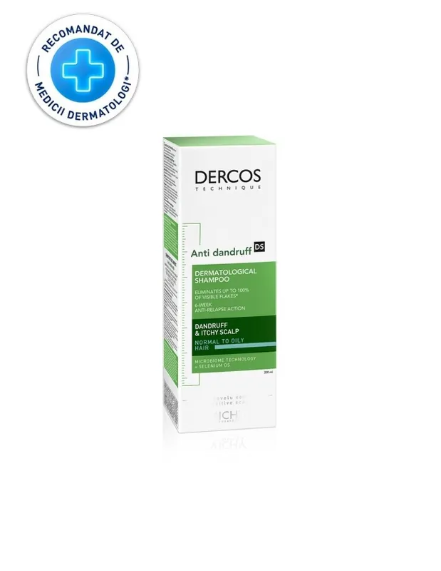 VICHY DERCOS RENO SAMPON ANTIMATREATA PAR NORMAL SI GRAS 200ML Ultima șansă