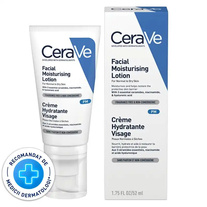 CERAVE CREMA HIDRATANTA PENTRU TEN NORMAL SI USCAT 52ML Cumpărături sigure