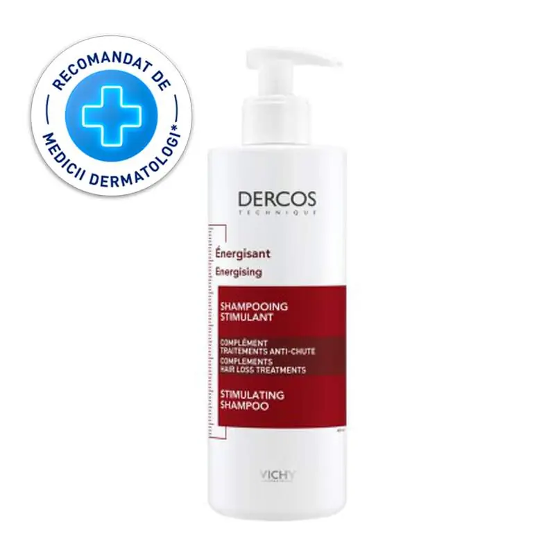 VICHY DERCOS SAMPON IMPOTRIVA CADERII PARULUI ENERGIZANT CU AMINEXIL 400ML Reducere extra