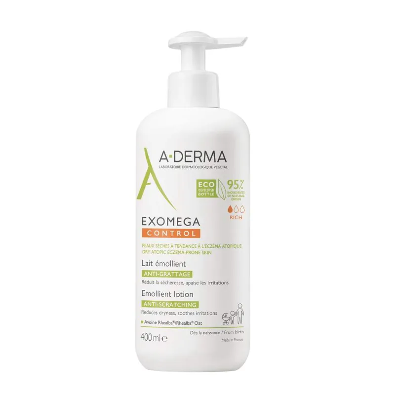 ADERMA EXOMEGA CONTROL LAPTE EMOLIENT 400ML Reduceri