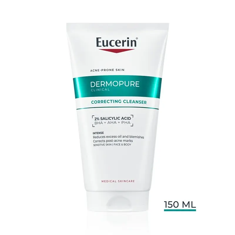 EUCERIN GEL DE CURATARE CORECTOR DERMOPURE PENTRU FATA SI CORP 150ML Ofertă