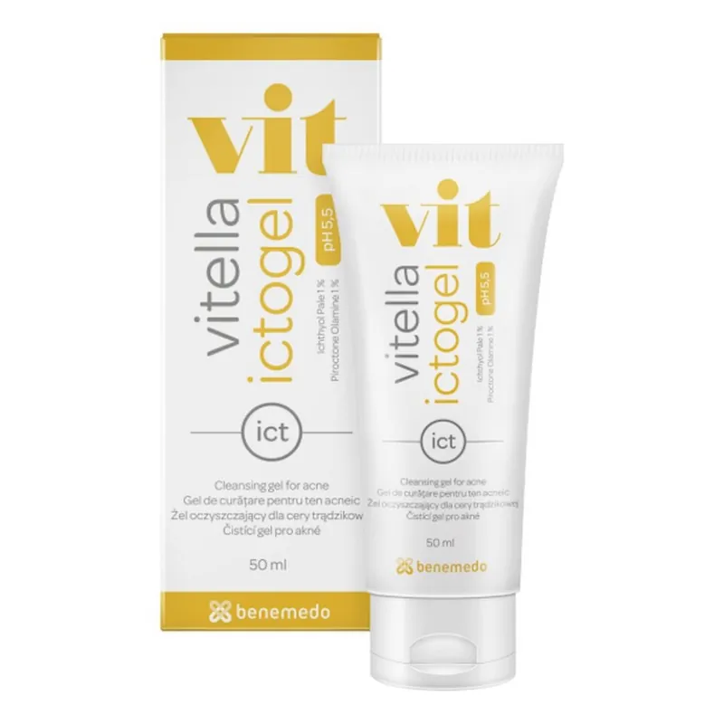 Retur gratuit VITELLA ICMC ICTOGEL GEL PENTRU IGIENA ZILNICA 50ML