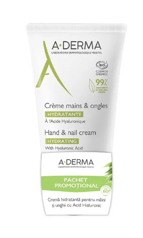 Cumpără acum ADERMA CREMA MAINI SI UNGHII 50ML PACHET PROMOTIONAL