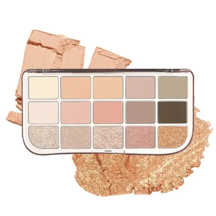 MORE MOOD EYESHADOW PALETTE 02 MORE THAN CORAL - Paleta Farduri De Pleoape 15 Culori Preț promoțional