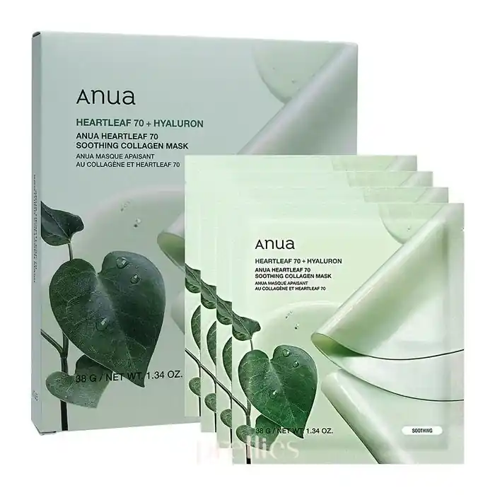HEARTLEAF 70 SOOTHING COLLAGEN MASK - Ser Masti De Fata Cu Colagen Si Heartleaf Cel mai bun preț