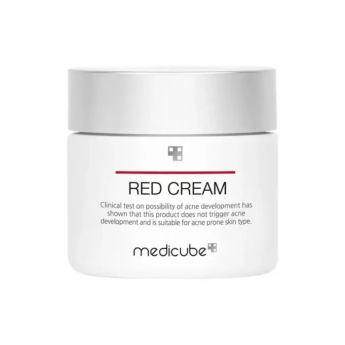 RED CREAM 2.0 - Crema Hidratanta Si Calmanta Pentru Ten Sensibil Predispus La Acnee Lichidare de stoc