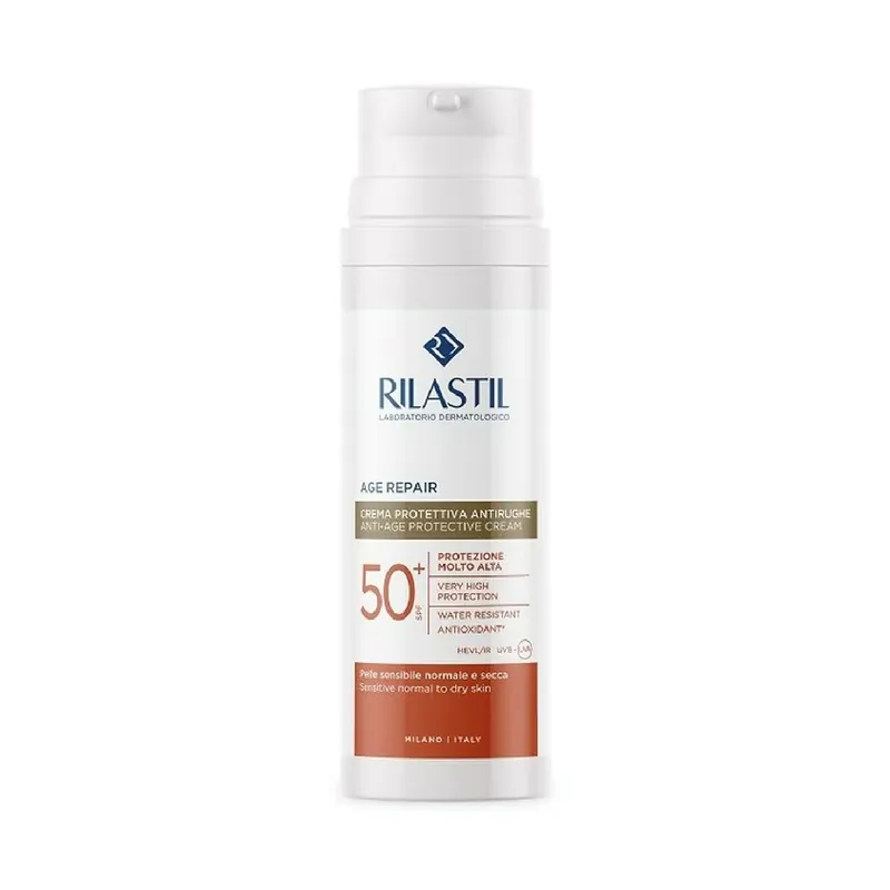 Crema solara Age Repair, SPF50+, SUN SYSTEM, 50ml, Rilastil Expediere rapidă