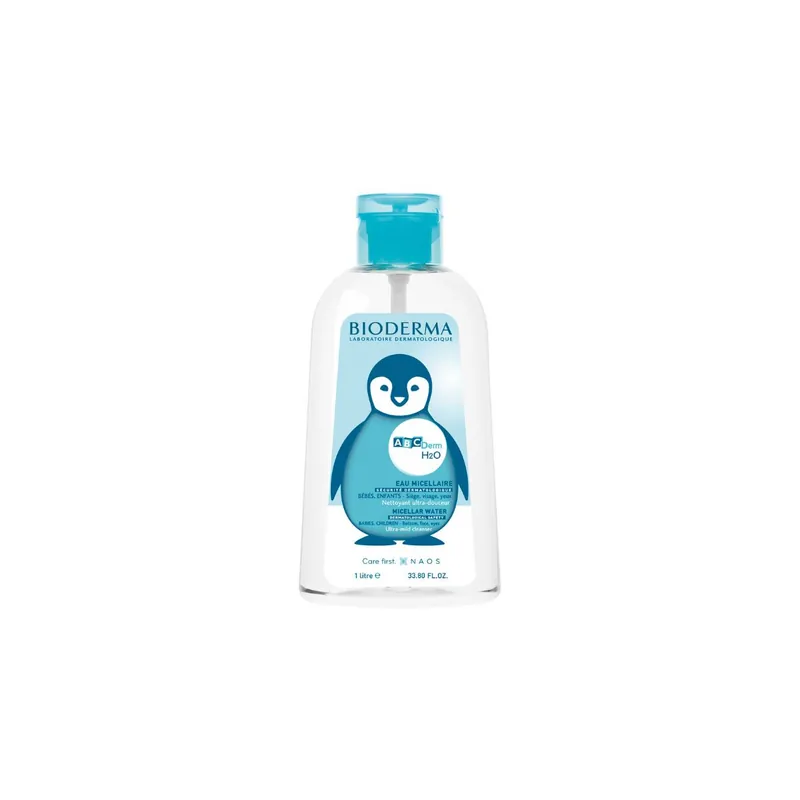 Apa micelara ABCDerm H2O, 1L, Bioderma Plată sigură