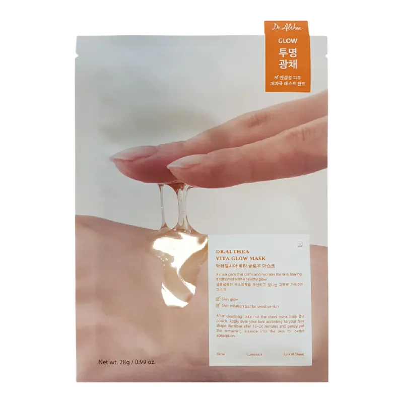 Masca de fata tip servetel Vita Glow, 28 g, Dr. Althea Nu rata