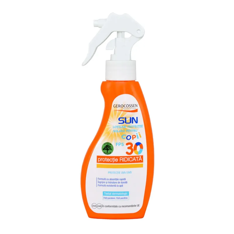 Reducere de preț Spray de protectie solara pentru copii FPS30, Sun, 200 ml, Gerocossen