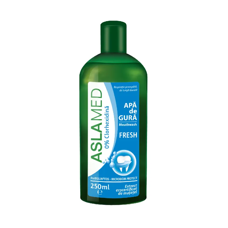 Super ofertă Apa de gura Fresh, 250ml, Aslamed