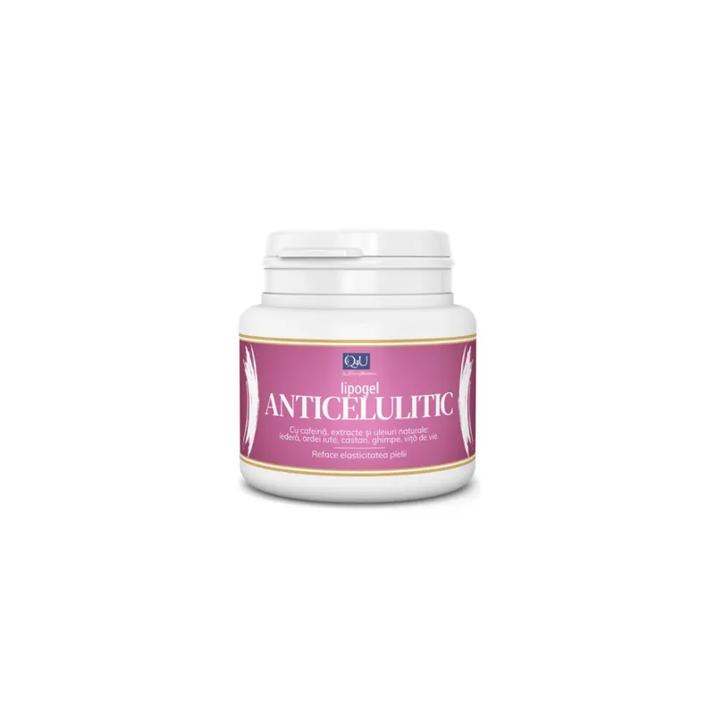 Lipogel anticelulitic Q4U, 500ml, Tis Farmaceutic Retur gratuit