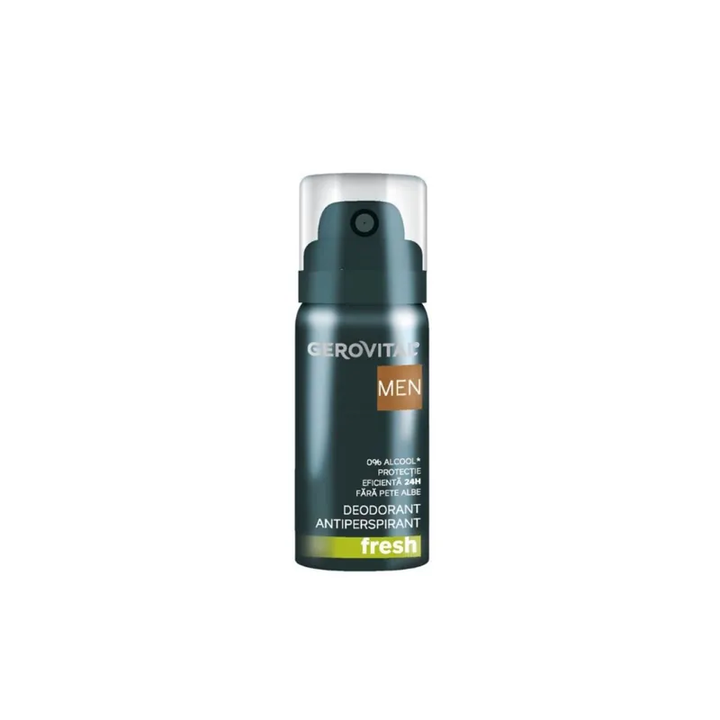 Deodorant antiperspirant Fresh Men, 40 ml, Gerovital Reducere extra