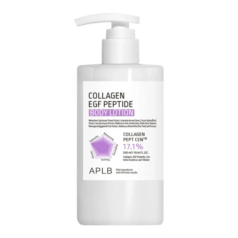 Lotiune de corp cu EGF Peptide si Colagen, 300 ml, APLB Preferatul clienților