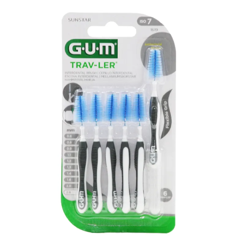 Periure Interdentare Trav-ler, 2.6mm, negru, Sunstar GUM Disponibil imediat