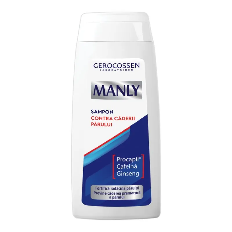 Reducere specială Sampon contra caderii parului Manly, 275 ml, Gerocossen