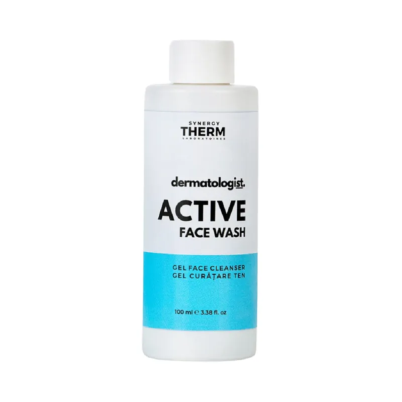 Preț redus Gel de curatare Active Face Wash Gel, 100 ml, Synergy Therm