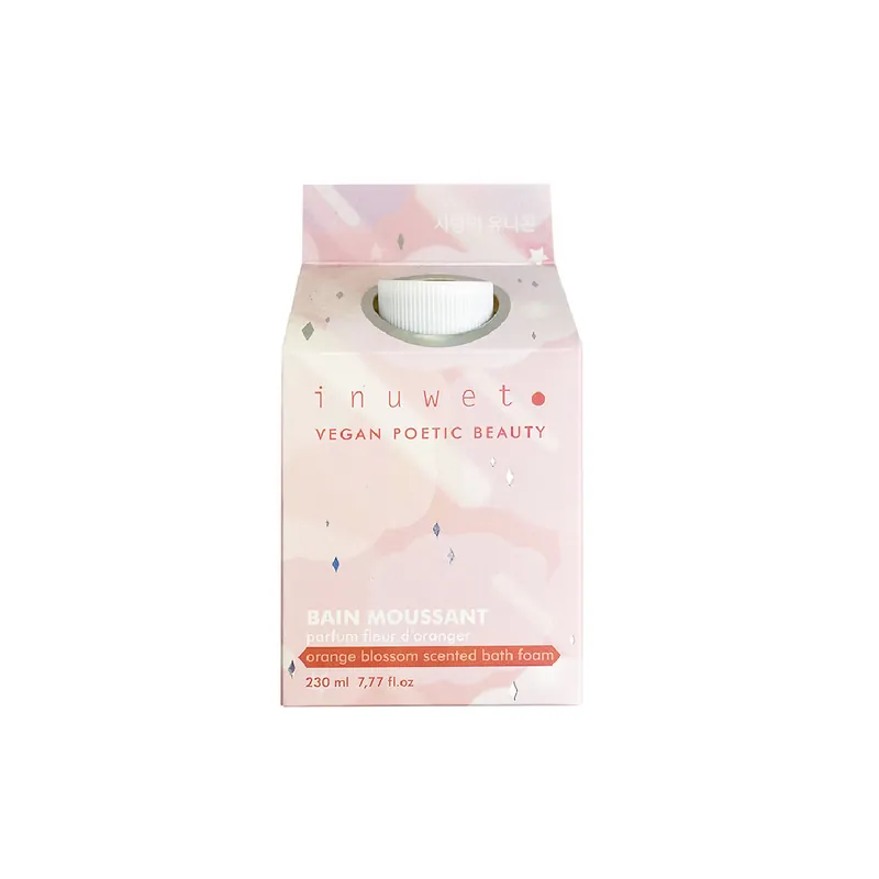 Discount Spuma de baie cu parfum de flori de portocal, Orange Blossom, 230ml, Inuwet