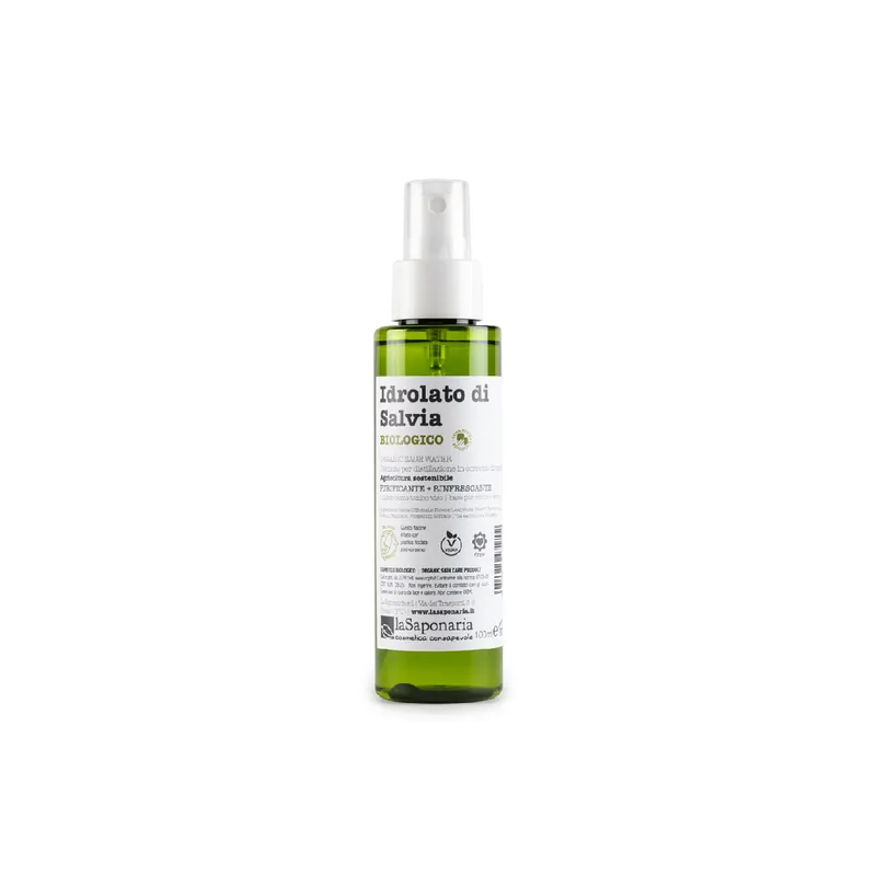 Discount Hidrolat bio (apa florala) anti-inflamator de salvie, 100ml, La Saponaria