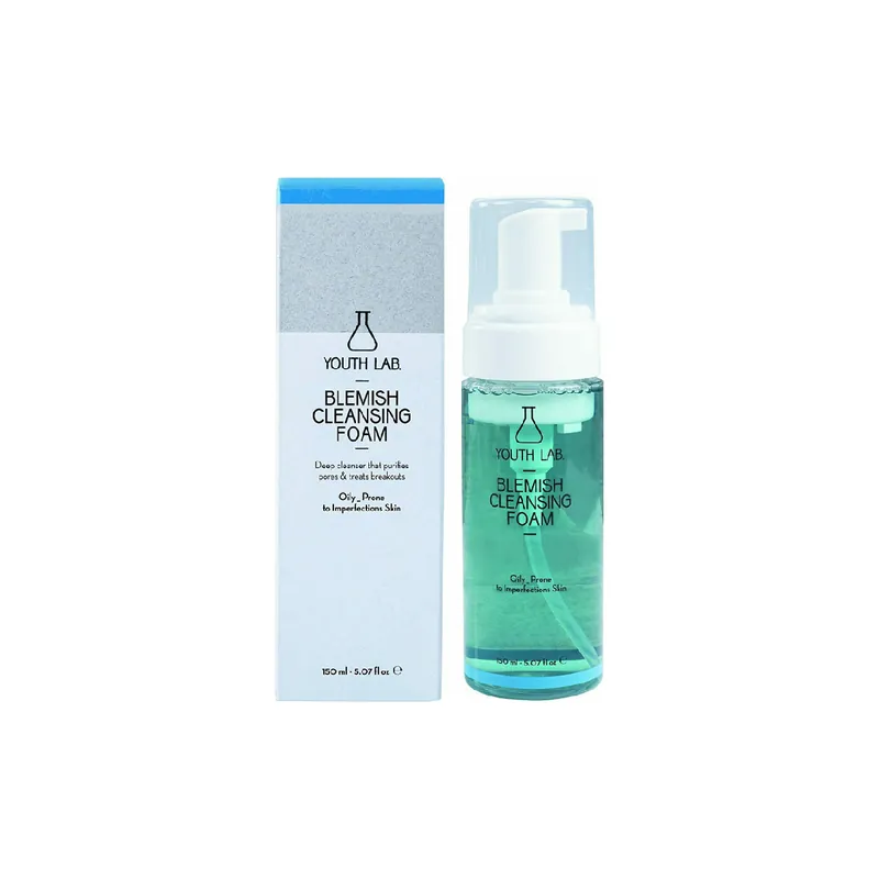 Plată securizată Spuma de curatare pentru ten gras predispus la acnee, 150 ml, Youth Lab