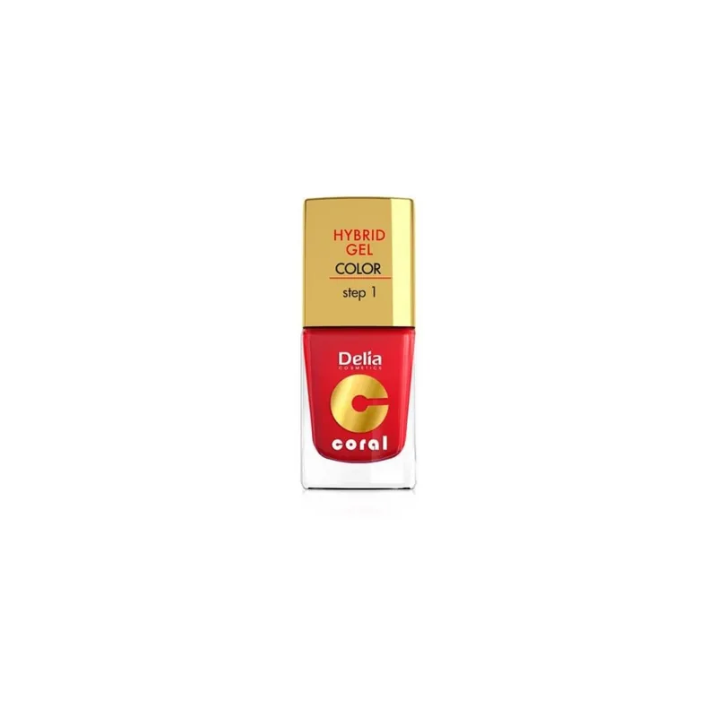 DELIA Oja Hybrid Coral nr. 001 rosu, 11 ml Ofertă limitată