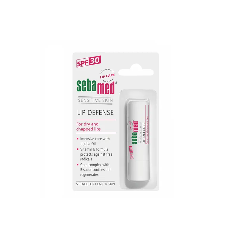 Balsam pentru buze cu SPF 30 Sensitive Skin, 4.8 g, Sebamed Ofertă