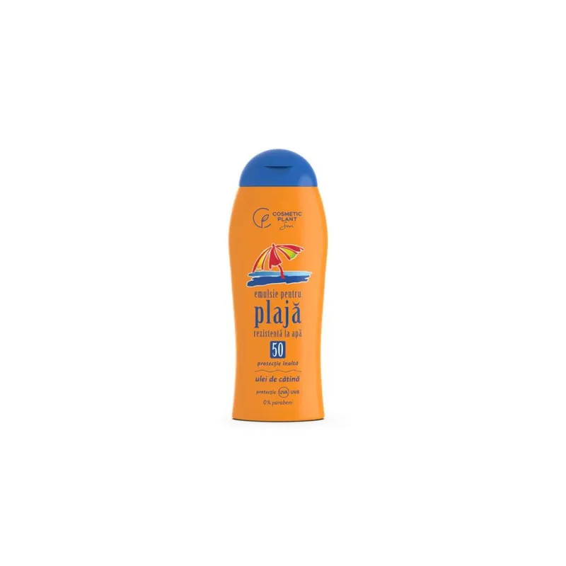 Emulsie plaja cu ulei de catina, SPF50, 200 ml, Cosmetic Plant Ofertă