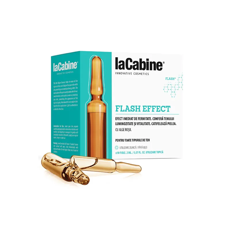Premium La Cabine Flash Effect, 10 fiole*2ml, tratament ten ferm