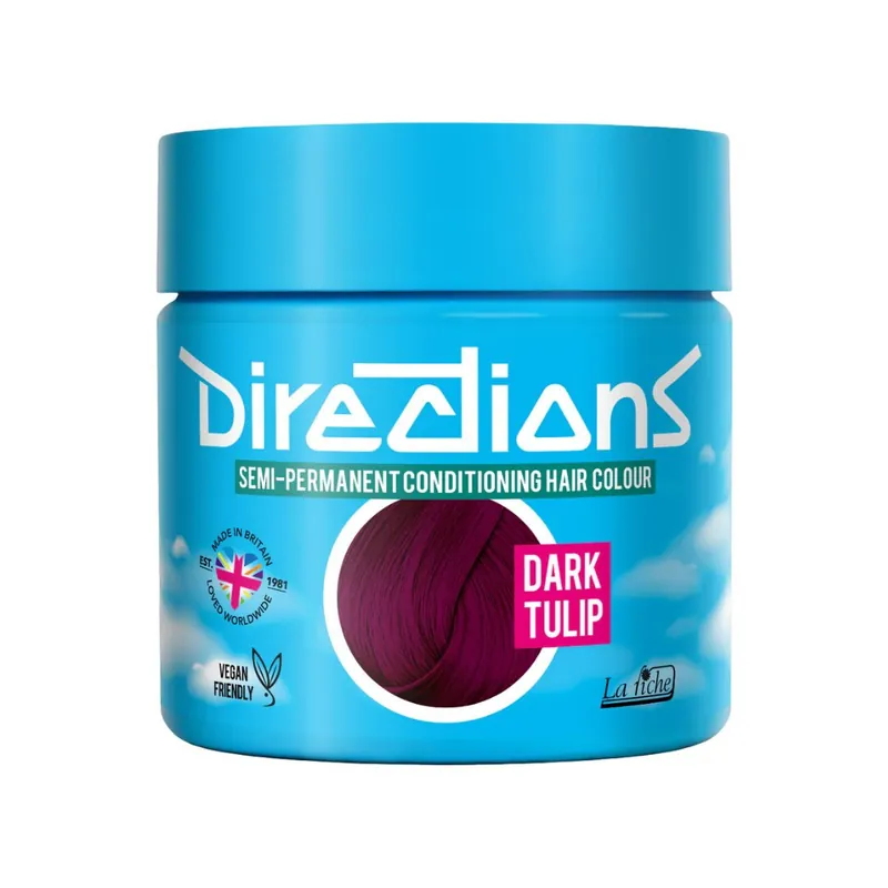 La Riche Directions Dark Tulip, vopsea semipermanenta nuanta violet inchis cu reflexe magenta 100 ml Reducere