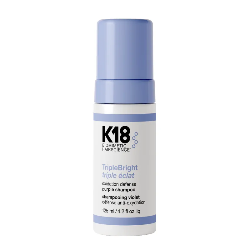Sampon violet K18 TripleBright purple shampoo 125ml Reducere de preț