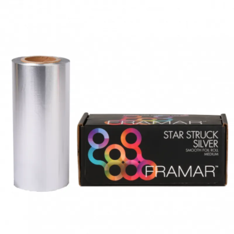 Reducere extra Folie aluminiu Framar Star Struck Silver Small Roll Medium 97.5m
