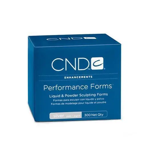 Comandă acum Forme Sculptare CND Performance Silver 300buc