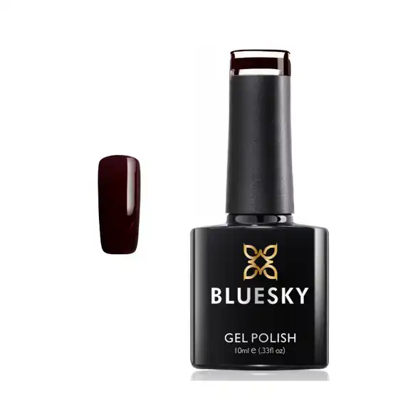 Lichidare de stoc Lac de unghii semipermanent Bluesky UV Dark Burgundy 15ml