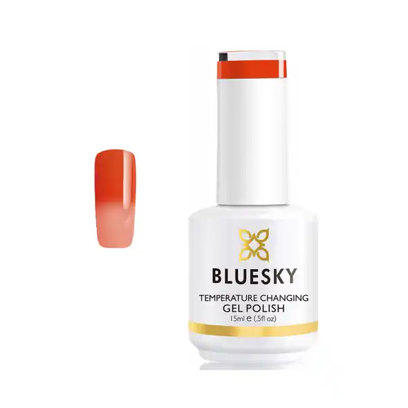 Lac de unghii semipermanent Bluesky UV termic Starfish Wishes Portocaliu 15ml Livrare expres
