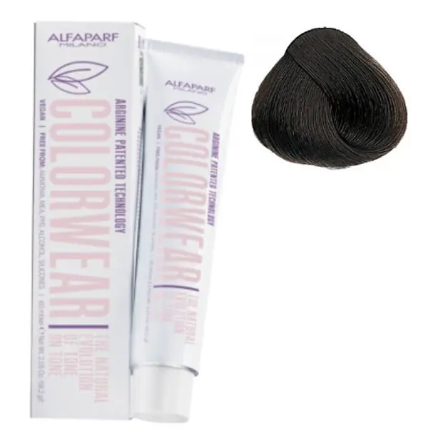 Cel mai bun preț Alfaparf COLOR WEAR - Vopsea de par demipermanenta nr.5 Saten deschis natural 60ml