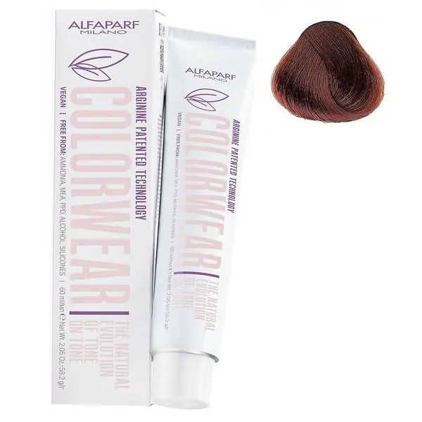 Alfaparf COLOR WEAR - Vopsea de par demipermanenta nr.6.4 blond inchis aramiu 60ml Bestseller