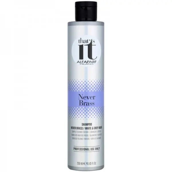 Alfaparf Ti Never Brass - Sampon pigmentat TI pentru blond rece sau par alb 250ml Cel mai vândut
