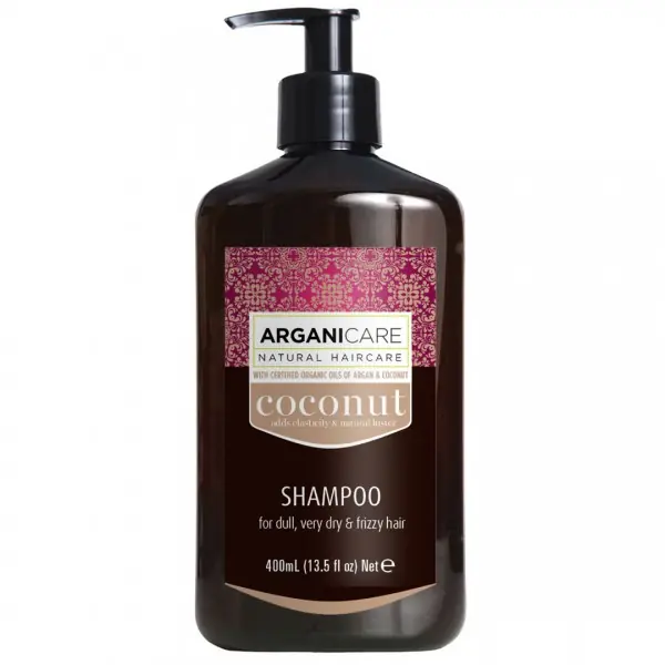 Arganicare - Sampon hranitor cu ulei de cocos par foarte uscat si frizzy 400ml Reducere extra