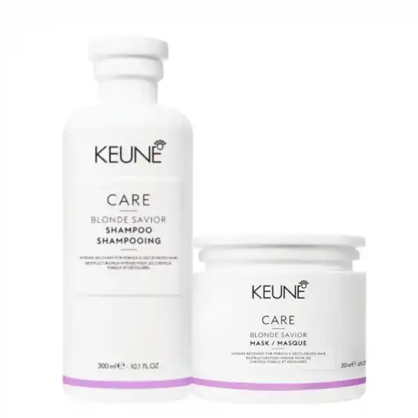 Noutate Keune Blonde Savior - Pachet par blond sh 300ml + masca 200ml