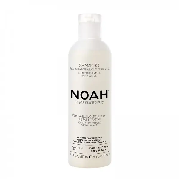 Calitate înaltă Noah - Sampon natural regenerant cu ulei de argan par foarte uscat si tratat (1.4) 250ml