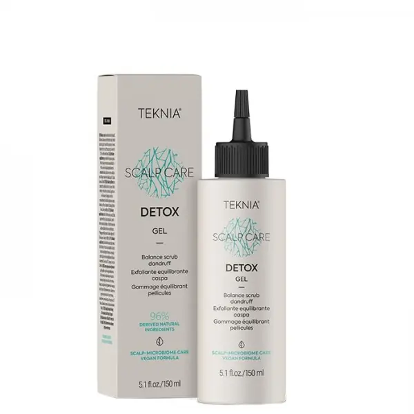 Promoție Lakme Teknia Scalp Care Detox - Scrub gel exfoliant anti matreata 150ml