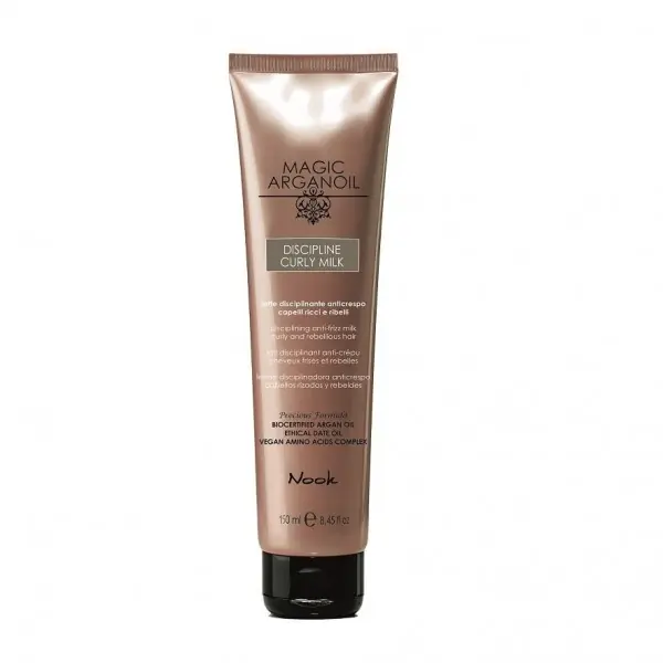 Nook Magic Argan Oil - Crema de netezire si control Discipline Curly Milk 150ml Discount