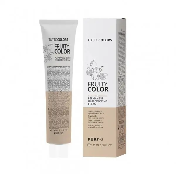 Chilipir Puring Fruity Color - Vopsea de par permanenta nr.11.1 Blond deschis cenusiu 100ml