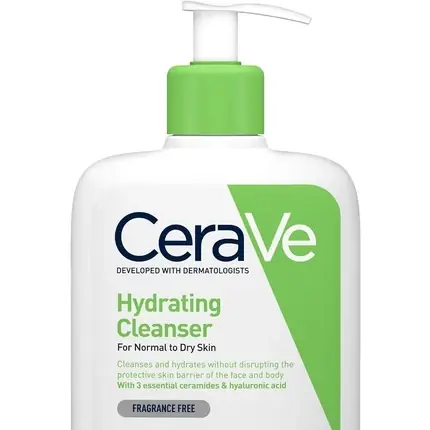 Gel de Curatare Facial, CeraVe, Hydrating Cleanser, 473ml Preferatul clienților