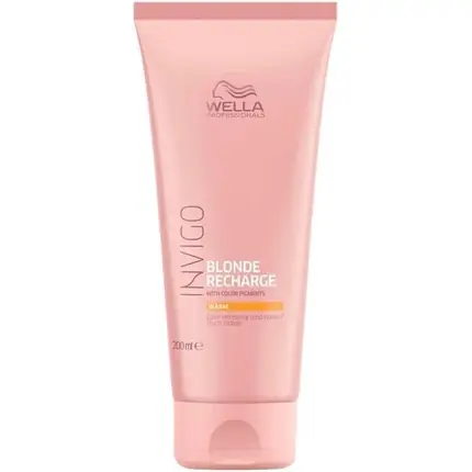 Balsam, Wella, Invigo Blonde Recharge Warm Blonde, 200ml Lichidare de stoc