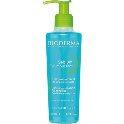 Preț mic Gel de curatare purifiant spumant, Bioderma Sebium, 200ml