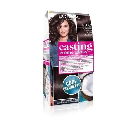 Preferatul clienților Vopsea de par, L‘Oréal Paris, Casting Creme Gloss, Castaniu Rece