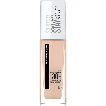 Retur ușor Fond de ten lichid, Maybelline New York, Superstay Active Wear, 30ml, Bej Deschis