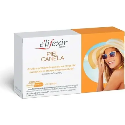 Capsule pentru piele, E‘Lifexir, ESENCIALL Cinnamon, 40 unități Ultima șansă